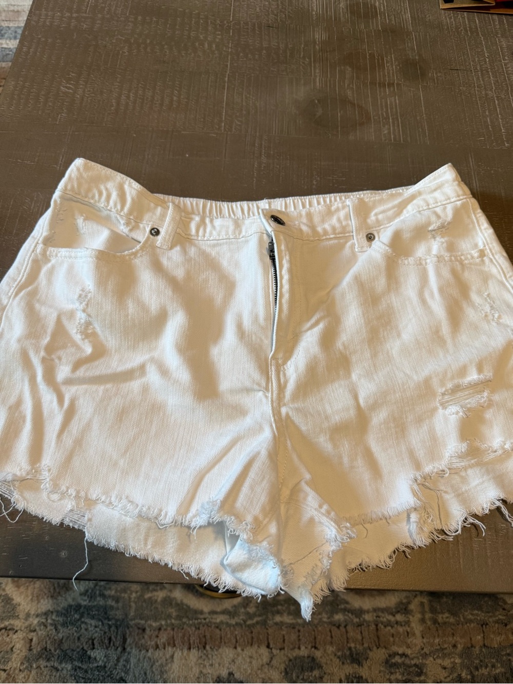 Aerie Distressed Women's Denim Shorts Large